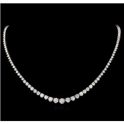 18KT White Gold 15.80ctw Diamond Necklace