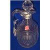 Image 1 : A PRISMATIC AND FACET CUT CLARET JUG, c.1830, with star cut base, with associated stopper, 31c...