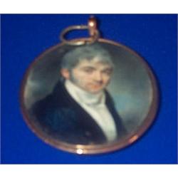 style of FREDERICK BUCK (EARLY 19th CENTURY) Watercolour on ivory A miniature portrait of a...