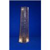 Image 1 : A LOZENGE SHAPED TALL FLOWER VASE, 19th CENTURY, Bohemian engraved decoration in the style of...