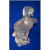 Image 1 : A lalique CLEAR AND FROSTED GLASS MODEL OF AN EAGLE, the base signed Lalique, France 23cms hig...
