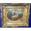 Image 1 : style of ANGELICA KAUFFMAN Oil on copper panel Angelica carving her initials on a tree O...