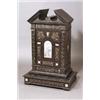 Image 1 : AN EBONY AND IVORY INLAID TABLE CABINET, ITALIAN, BASICALLY 17th CENTURY, of architectural out...
