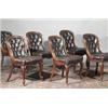 Image 1 : A SET OF SEVEN MAHOGANY FRAMED DINING CHAIRS, IN THE MANNER OF BEAKEY of DUBLIN, 19th CENTURY,...
