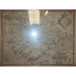 MAPS John Speede, The Province of Connaught, The County of Leinster, The Province of Munste...
