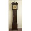 Image 1 : A MAHOGANY LONGCASE CLOCK, IRISH, c.1800, the brass dial with decoration and subsidiary second...
