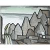 Image 1 : MARKEY ROBINSON (1918-1999) Oil on canvas Rural cottages 50cms x 63cms. e1,400/1,800<...