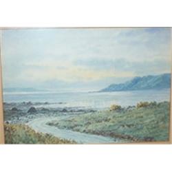 DOUGLAS ALEXANDER Watercolour The Kerry Coast Signed lower right, Douglas Alexander W...