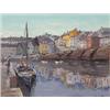 Image 1 : IVAN SUTTON (b.1944) Oil on board Roundstone Harbour, Co. Galway Signed lower right, Iva...
