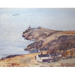 STEPHEN CATTERSON SMITH JR. (1849-1912) Oils on canvases A cabin by a lake; and An Upland P...