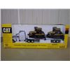 Image 1 : 1/64 Stock No. 55082 Caterpillar Hauler with Challenger 75E Tractors