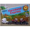 Image 1 : 1/64 Stock No. 1126 Frmlnd Exp MF Cab Over Equipment Hauler with MF 699 Tractors