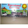 Image 1 : 1/64 Stock No. 1411 Farmland Express MF with 2-699 Tractors