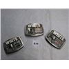 Image 2 : Oliver White MM Belt Buckles Set of Three