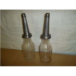 Glass Oilers with Spout