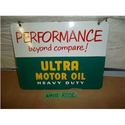 Ultra Motor Oil Heavy Duty Sign