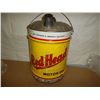 Image 1 : Red Head Motor Oil Pail with Spout