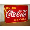 Image 1 : Coke Sign Porcelain 20 x 28 "