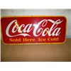 Image 1 : Coke Sign 29" x 12.5" Porcelain