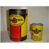 Image 1 : Cold Pennzoil Tins 10lb Grease 1 quart oil