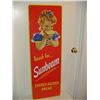 Image 1 : Embossed Sunbeam Bread Advertising Sign