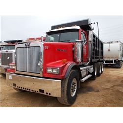 2007 WESTERN STAR TRI-AXLE DUMP, VIN/SN:5KKHAECK07PX49892 - SERIES 60 DETROIT DIESEL ENG, 8LL TRANS,