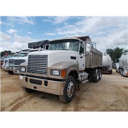 2009 MACK CHU613 T/A DUMP, VIN/SN:1M1AN09Y49N004034 - 415 HP MACK MP8 ENG, 10 SPD TRANS, ENGINE BRAK