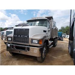2007 MACK CHN613 T/A DUMP, VIN/SN:1M1AJ06Y87N008598 - 427 HP MACK ENG, T310 MACK TRANS, ENGINE BRAKE