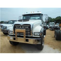 2015 MACK GU713 T/A CAB & CHASSIS VIN/SN:1M2AX09C4FM025249 - MP8 425M MACK ENGINE, ALLISON AUTO TRAN
