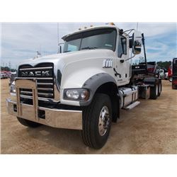 2016 MACK GU713 T/A ROLL OFF TRUCK, VIN/SN:1M2AX04C6GM025357 - 405 HP MACK MP7 ENGINE, ALLISON 4500R