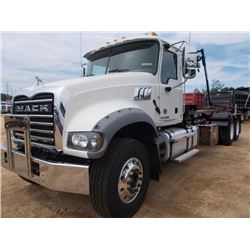2016 MACK GU713 T/A ROLL OFF TRUCK, VIN/SN:1M2AX04C4GM025356 - 405 HP MACK MP7 ENGINE, ALLISON 4500R