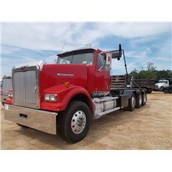 2012 WESTERN STAR 4900 TRI-AXLE ROLL OFF, VIN/SN:5KKMAEBGXCPBF4813 - 500 HP CUMMINS ISX15 ENG, 18 SP
