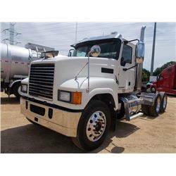 2013 MACK CHU613 T/A TRUCK TRACTOR, VIN/SN:1M1N07Y0DM011791 445 HP MACK MP8 ENG, MACK M-DRIVE AUTO T