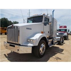 2013 KENWORTH T800 T/A TRUCK TRACTOR, VIN/SN:1XKDD49X0DJ350066 - 450HP ISX CUMMINS DIESEL ENGINE, 10