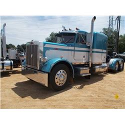 1987 PETERBILT 359 T/A TRUCK TRACTOR, VIN/SN:1XP9D29X9HN20Y006 - 400HP CUMMINS ENGINE, 13 SPD TRANS,