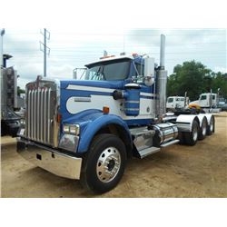 2002 KENWORTH W900 TRI-AXLE TRUCK TRACTOR, VIN/SN:-BOX22J888484 - 600 HP CAT C-16 ENG, 18 SPD FULLER
