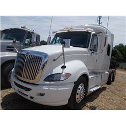 2009 INTERNATIONAL PRO STAR EAGLE T/A TRUCK TRACTOR, VIN/SN:2HSCUAPR89C088689 - 435 HP CUMMINS ISX E
