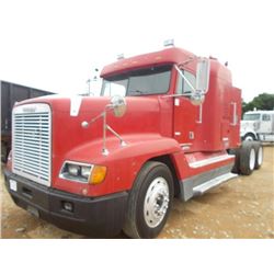 1998 FREIGHTLINER T/A TRUCK TRACTOR, VIN/SN:1FUYDSEBXWL927116 - 10 SPD TRANS, 40K REARS, 12K FRONT, 