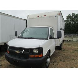 2008 CHEVROLET S/A BOX TRUCK, VIN/SN:1GBJG31K581130545 - GAS ENG, A/T, 15' AMERICAN CARGO BOX BODY, 