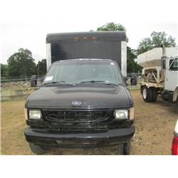 1998 FORD BOX TRUCK, VIN/SN:1FDWE37L3WHA96256 - GAS ENG, A/T, 16' BODY, ROLL UP DOOR, HOT & MIGHT 30
