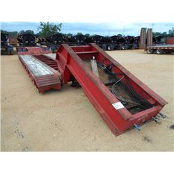 1987 WITCO T/A DETACHABLE LOWBOY TRAILER, VIN/SN:1W9A11D27HS061989 - 23' X 102" DECK, 10.00R20 TIRES