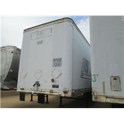 1991 DORSEY SIDT-W T/A VAN TRAILER, VIN/SN:1DTV12Z20MA199366 - 48' LONG, ROLL UP DOOR, 275/80R22.5 T