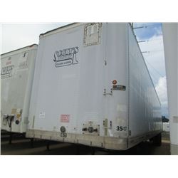 1998 TRAILMOBILE 53' T/A VAN TRAILER, VIN/SN:1PTO1JAH7W6005693 - BARN DOOR, 275/80R22.5 TIRES ON STE