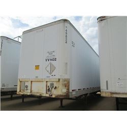 1994 FRUEHAUF T/A VAN TRAILER, VIN/SN:IH2V05322RE009824 - 53' LONG, BARN DOOR, 295/75R22.5 TIRES ON 