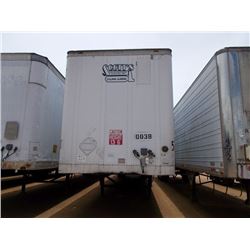 1998 HYUNDAI V12530152JS 53' T/A VAN TRAILER, VIN/SN:3H3V532C6WT060038 - BARN DOOR, 295/75R22.5 TIRE