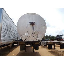 1975 TRAILMOBILE 36' T/A TANK TRAILER, VIN/SN:N40282 - SINGLE BARREL, 7,000 GAL, 11R22.5 TIRE ON SPO