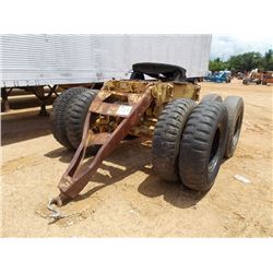 T/A TOWING DOLLY VIN/SN:43 - PINTLE HOOK, 5TH WHEEL ATTACHMENT