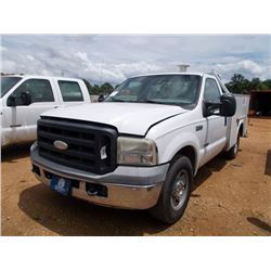 2006 FORD SERVICE TRUCK, VIN/SN:1FTSF30P56EB00158 - POWER STROKE V8 DIESEL, A/T, RAWSON KOENIG SERVI