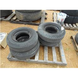 1 LOT OF (4) 7-14.5 TIRES
