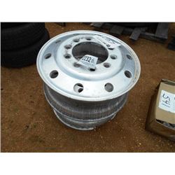 1 LOT (2) 24.5-8.75 ALUMINUM RIMS